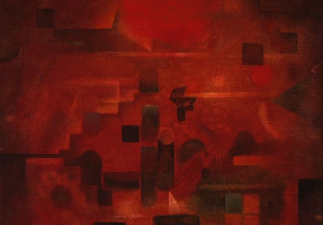 Obra D'antoni Tàpies El foc encantat de Farefa.