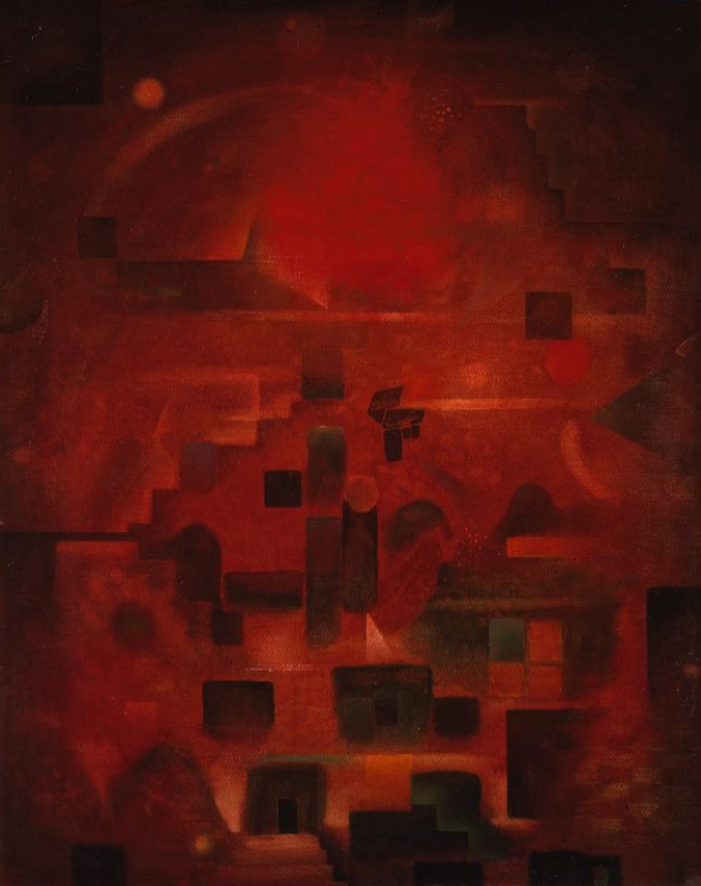 Obra D'antoni Tàpies El foc encantat de Farefa.