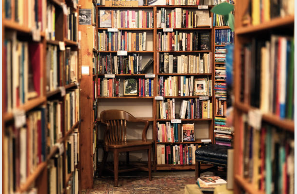 Imagen de una librería antigua